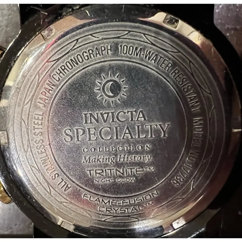 Invicta‎ Men's 17736 Specialty Analog Display Japanese Quartz Black Watch